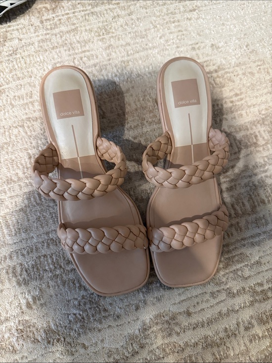 Dolce Vita Shoes - Dolce Vita Blush Braided Double-Strap Mules